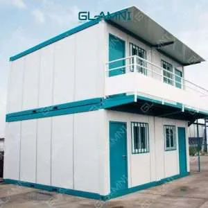 Galvanized Steel Frame Structure 30FT Glamni Detachable Container House Dormitory