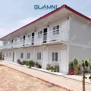 Communal Shower And Bathroom 20FT Glamni Detachable Container House Prefab