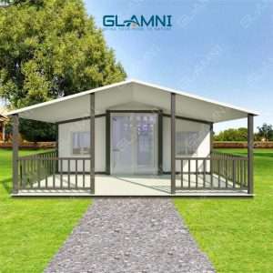 Double Wing Folding Glamni Expandable Container House 20 Feet 40 Feet Approach