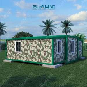 20ft 30ft 40ft Glamni Expandable Container House Folding Yard Deck Approach Scenic
