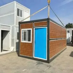 20ft Glamni Z foldable container house ensures quick assembly for dormitory expansions